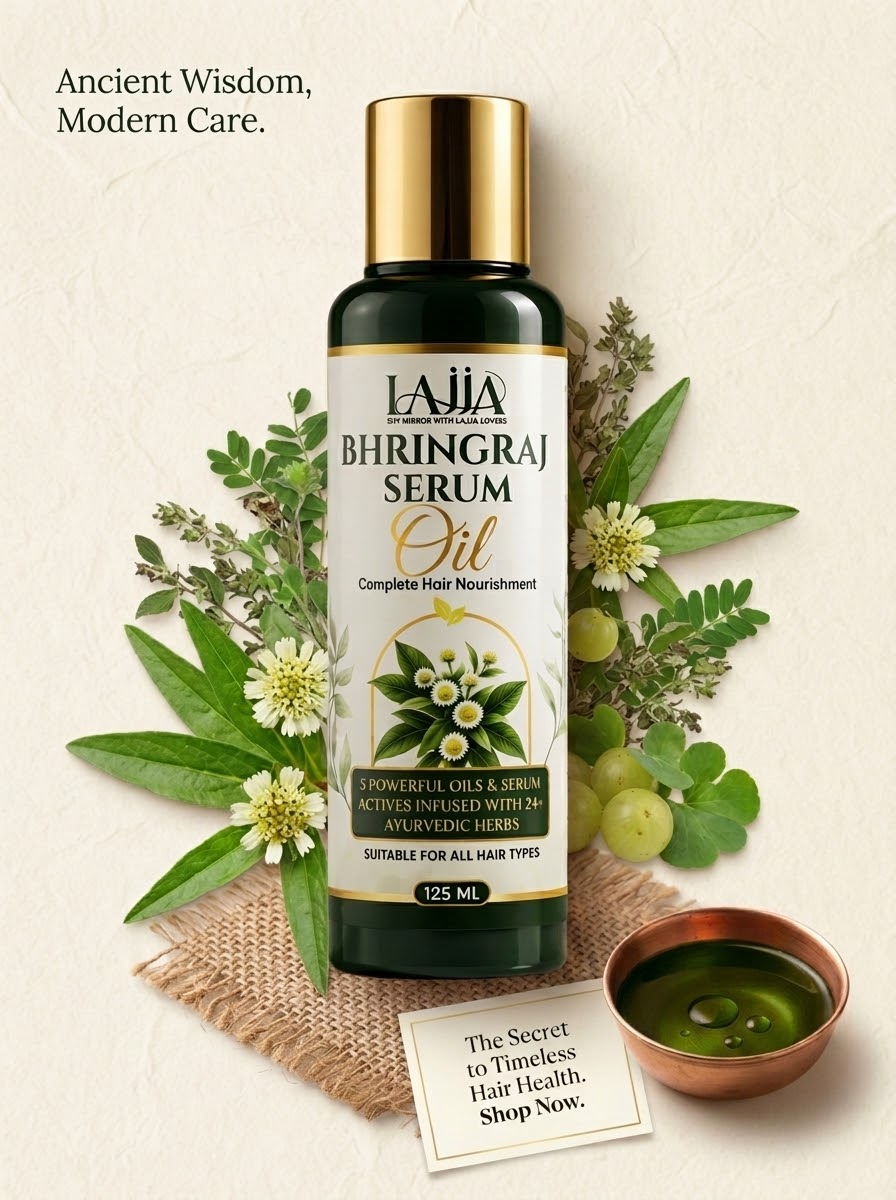 Lajja Bhringraj Serum Oil bulk packaging